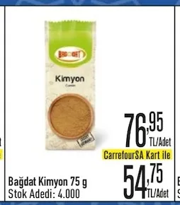 Bağdat Kimyon 75 G