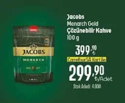 Jacobs Monarch Gold Çözünebilir Kahve 100 G