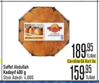 Saffet Abdullah Kadayıf 400 G