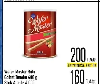 Wafer Master Rulo Gofret Teneke 400 G