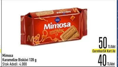 Mimosa Karamelize Bisküvi 128 G
