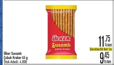 Ülker Susamlı Çubuk Kraker 45 G