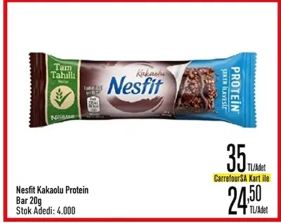 Nesfit Kakaolu Protein Bar 20G