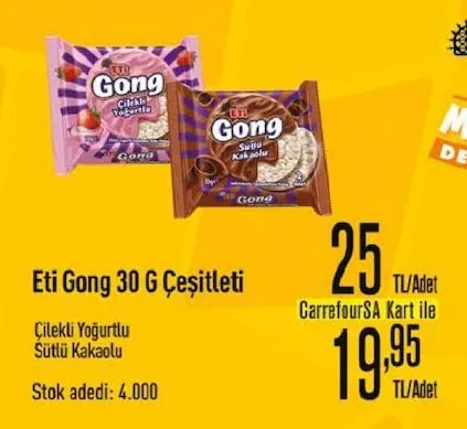 Eti Gong 30 G Çeşitleti