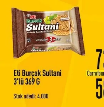 Eti Burçak Sultani 3'Lü 369 G