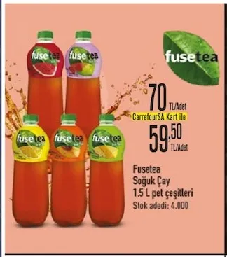 Fusetea Soğuk Çay 1.5 L Pet Çeşitleri