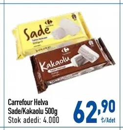 Carrefour Helva Sade/Kakaolu 500G