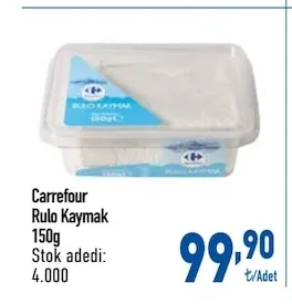 Carrefour Rulo Kaymak 150G