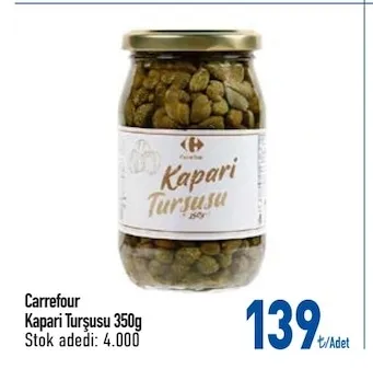 Carrefour Kapari Turşusu 350G