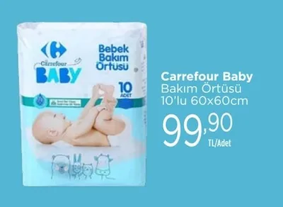 Carrefour Baby Bakım Örtüsü 10'Lu 60X60Cm