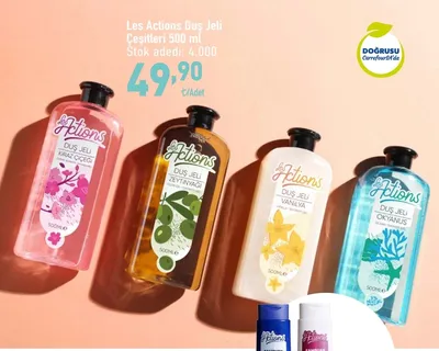 Les Actions Duş Jeli Çeşitleri 500 Ml