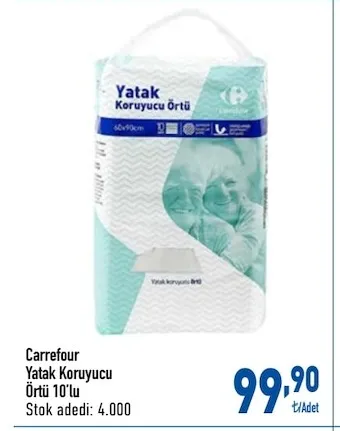 Carrefour Yatak Koruyucu Örtü 10'Lu