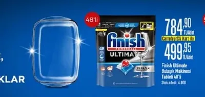 Finish Ultimate Bulaşık Makinesi Tableti 48'Li