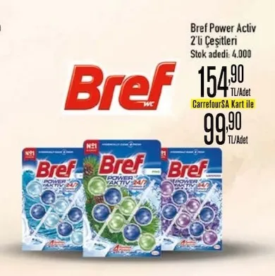 Bref Power Aktiv 2'Li Çeşitleri