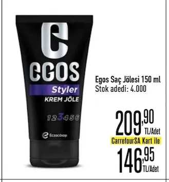 Egos Saç Jölesi 150 Ml