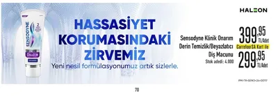 Sensodyne Klinik Onarım Derin Temizlik/Beyazlatıcı Diş Macunu