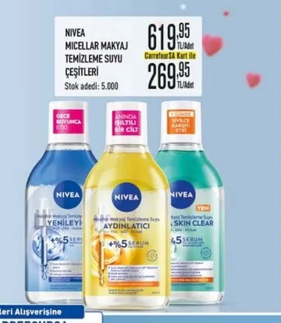 Nivea Micellar Makyaj Temizleme Suyu Çeşitleri
