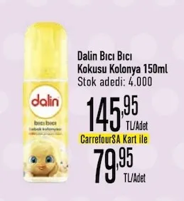 Dalin Bıcı Bıcı Kokusu Kolonya 150Ml