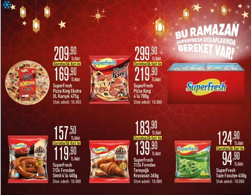 Superfresh Pizza King Ekstra Xl Karışık 475G