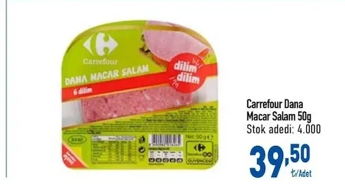 Carrefour Dana Macar Salam 50G