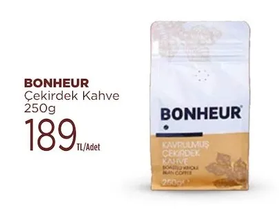 Bonheur Çekirdek Kahve 250G