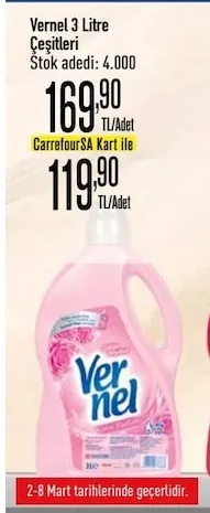 Vernel 3 Litre Çeşitleri