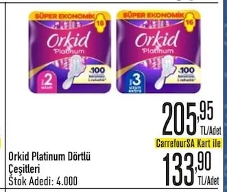 Orkid Platinum Dörtlü