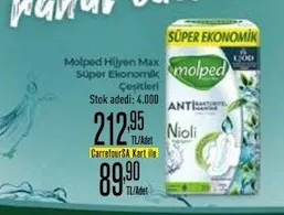 Molped Hijyen Max Süper Ekonomik Çeşitleri