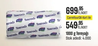 Yörüksüt Tereyağı 1000 G