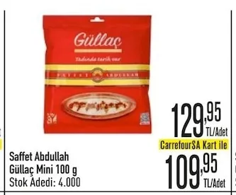 Saffet Abdullah Güllaç Mini 100 G