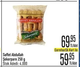 Saffet Abdullah Şekerpare 250 G