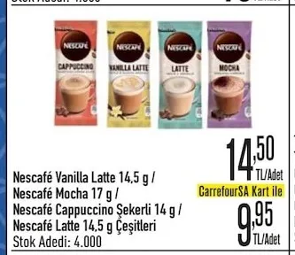 Nescafe Vanilla Latte 14,5 G
