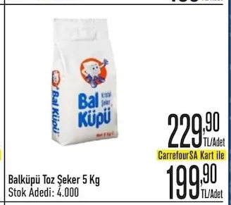 Balküpü Toz Şeker 5 Kg