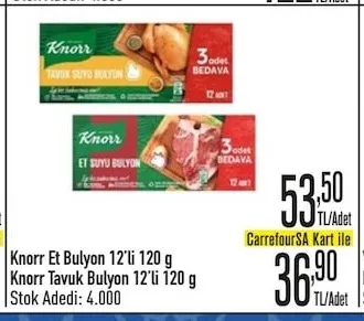 Knorr Et Bulyon 12'Li 120 G