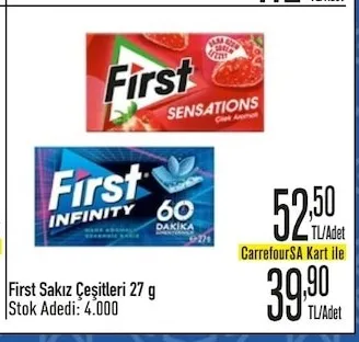 First Sakız Çeşitleri 27 G