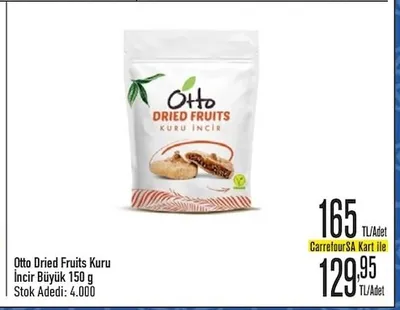 Otto Dried Fruits Kuru İncir Büyük Boy 150 G
