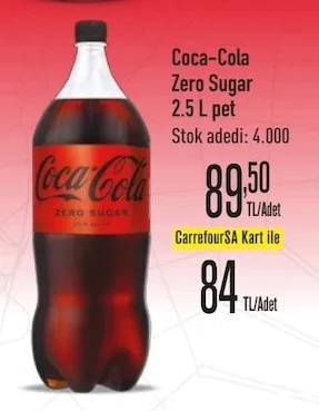 Coca-Cola Zero Sugar 2.5 L Pet