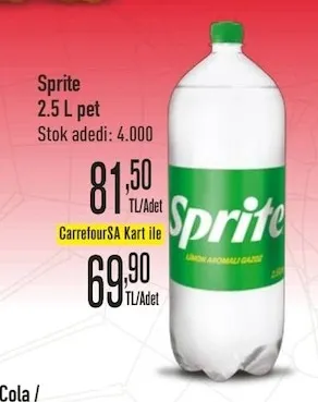 Sprite 2.5 L Pet