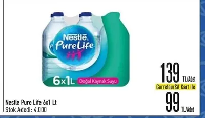Nestle Pure Life 6X1 Lt