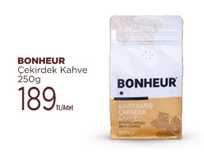 Bonheur Çekirdek Kahve 250G
