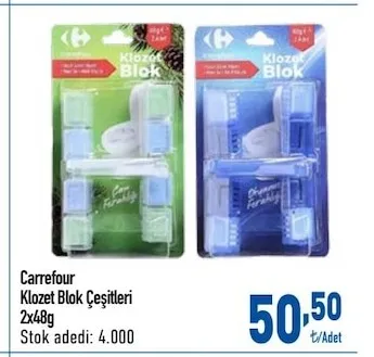 Carrefour Klozet Blok Çeşitleri 2X48G