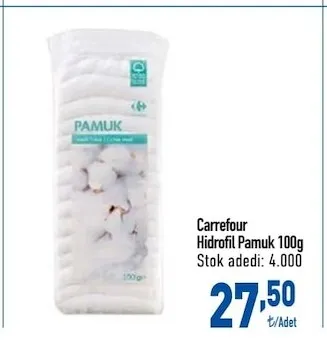 Carrefour Hidrofil Pamuk 100G