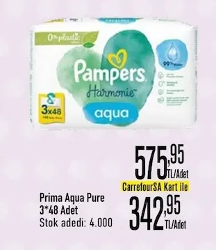 Prima Aqua Pure 3*48 Adet