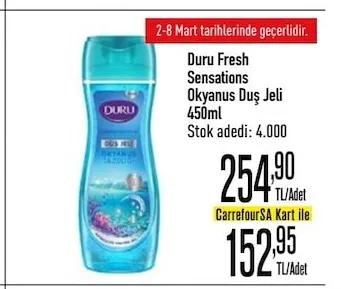 Duru Fresh Sensations Okyanus Duş Jeli 450Ml