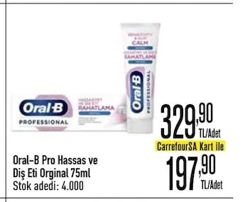 Oral-B Pro Hassas Ve Diş Eti Orginal 75Ml