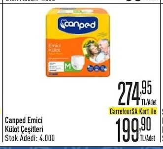 Canped Emici Külot Çeşitleri