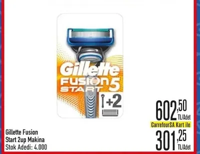 Gillette Fusion Start 2Up Makina