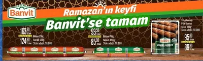 Banvit Baton Piliç Sucuk 450G