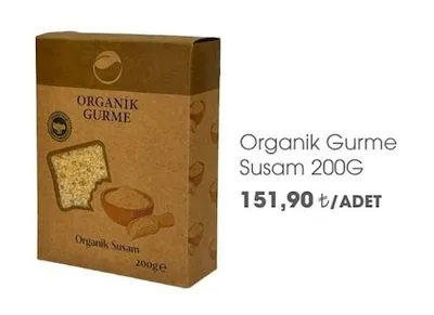 Organik Gurme Susam 200G