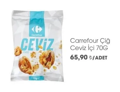 Carrefour Çiğ Ceviz İçi 70G